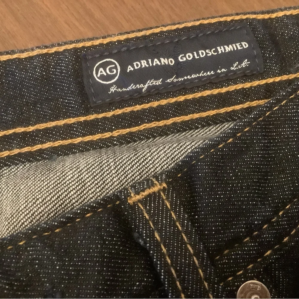 AG Adriano Goldschmied Protege Jeans 34x32 Dark Wash Straight Leg Men’s NWOT